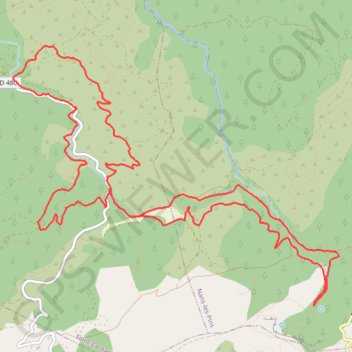 Itinéraire Pas de Peyris - Sources de l'Huveaune, distance, dénivelé, altitude, carte, profil, trace GPS