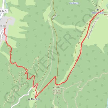 Itinéraire Randonnée Penon - Le Morbié - Mont Pelat, distance, dénivelé, altitude, carte, profil, trace GPS