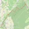 Itinéraire De Les planches à Poligny, distance, dénivelé, altitude, carte, profil, trace GPS