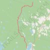 Itinéraire Sentier Ouiatchouan (Jour 2), distance, dénivelé, altitude, carte, profil, trace GPS