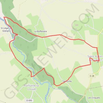 Itinéraire Chemin des Routoirs, distance, dénivelé, altitude, carte, profil, trace GPS