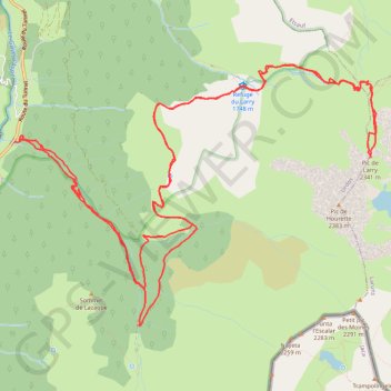 Itinéraire Pic Larry, distance, dénivelé, altitude, carte, profil, trace GPS