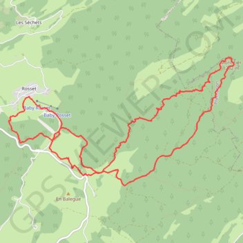 Itinéraire Le Mont Fier en raquettes - Prémanon, distance, dénivelé, altitude, carte, profil, trace GPS