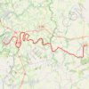 Itinéraire Châteauneuf-du-Faou / Châteaulin, distance, dénivelé, altitude, carte, profil, trace GPS