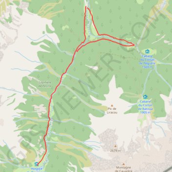 Itinéraire Barricave, distance, dénivelé, altitude, carte, profil, trace GPS