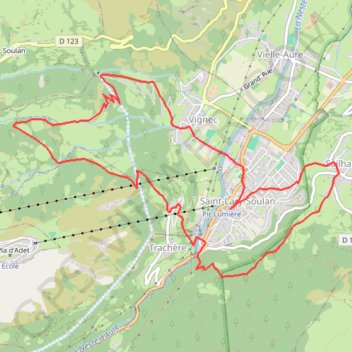 Itinéraire ITIMIP065V5290U8, distance, dénivelé, altitude, carte, profil, trace GPS
