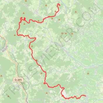 Itinéraire Beaujolais 2-20725783, distance, dénivelé, altitude, carte, profil, trace GPS