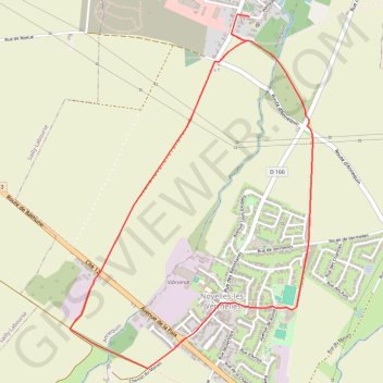 Itinéraire Le petit-Pré - Annequin, distance, dénivelé, altitude, carte, profil, trace GPS