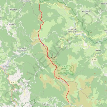 Itinéraire Traversée du Forez : du col des Supeyres au col de la Loge, distance, dénivelé, altitude, carte, profil, trace GPS