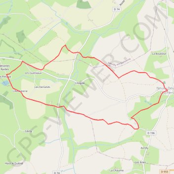 Itinéraire Les traines, distance, dénivelé, altitude, carte, profil, trace GPS