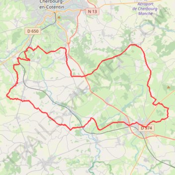 Itinéraire 2 - 2025 RdC 65 km V6 (2025-03-29), distance, dénivelé, altitude, carte, profil, trace GPS