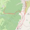 Itinéraire Le Mont Granier par la cheminée de Tencovaz, distance, dénivelé, altitude, carte, profil, trace GPS