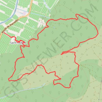 Itinéraire Sauvebonne - Les Bertrands - Vallon de Valbonne - HYERES - 83, distance, dénivelé, altitude, carte, profil, trace GPS