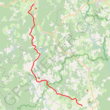 Itinéraire LA CHAISE DIEU Saint GENET, distance, dénivelé, altitude, carte, profil, trace GPS