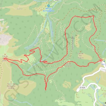 Itinéraire Rando canine les 3 cols, distance, dénivelé, altitude, carte, profil, trace GPS