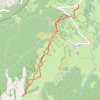 Itinéraire Crête de Coudères, distance, dénivelé, altitude, carte, profil, trace GPS