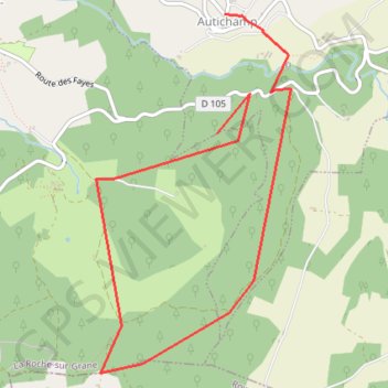 Itinéraire Autchamp, distance, dénivelé, altitude, carte, profil, trace GPS