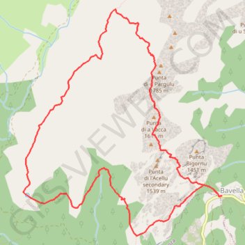 Itinéraire Le Tour des Aiguilles de Bavella, distance, dénivelé, altitude, carte, profil, trace GPS