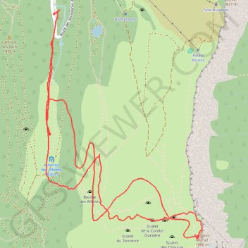 Itinéraire Pic Saint-Michel, distance, dénivelé, altitude, carte, profil, trace GPS