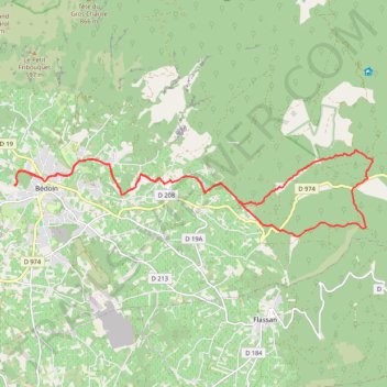 Itinéraire Descente Enduro Mont Ventoux face sud via Pavillon Rolland - 38893 - UtagawaVTT.com, distance, dénivelé, altitude, carte, profil, trace GPS