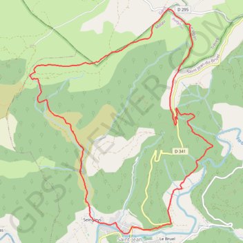 Itinéraire 11 juin 2023 08:50:03 sjbruel, distance, dénivelé, altitude, carte, profil, trace GPS
