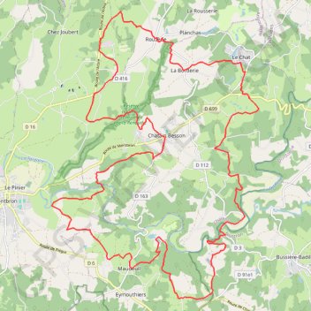 Itinéraire Chambon Station - Circuit n°14 - VTT, distance, dénivelé, altitude, carte, profil, trace GPS
