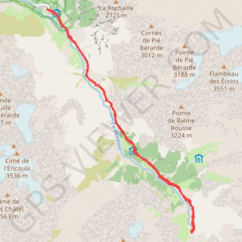 Itinéraire Le carelet, distance, dénivelé, altitude, carte, profil, trace GPS