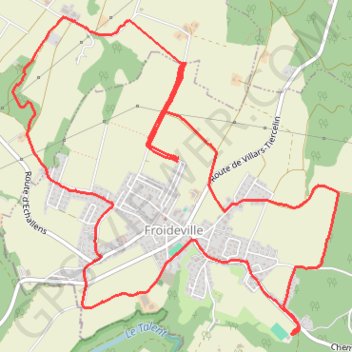 Itinéraire 20220831_171114.gpx, distance, dénivelé, altitude, carte, profil, trace GPS