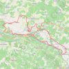 Itinéraire Autour de Jarnac 48 kms, distance, dénivelé, altitude, carte, profil, trace GPS