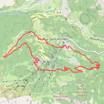Itinéraire Narreyroux, distance, dénivelé, altitude, carte, profil, trace GPS