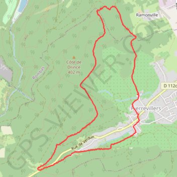Itinéraire Randonnée, distance, dénivelé, altitude, carte, profil, trace GPS