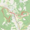 Itinéraire Sagatte Justin (Drôme), distance, dénivelé, altitude, carte, profil, trace GPS