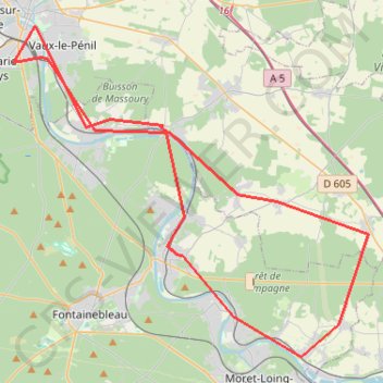 Itinéraire ESD 021, distance, dénivelé, altitude, carte, profil, trace GPS