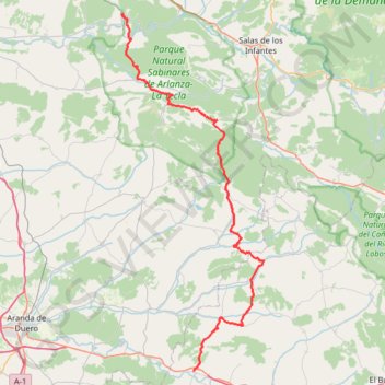 Itinéraire CID-2, distance, dénivelé, altitude, carte, profil, trace GPS