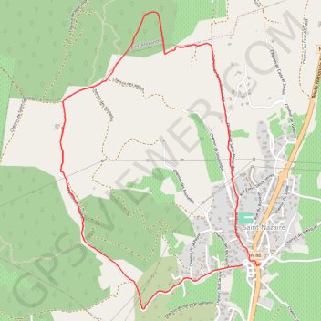 Itinéraire Sur les hauteurs de Saint Nazaire, distance, dénivelé, altitude, carte, profil, trace GPS