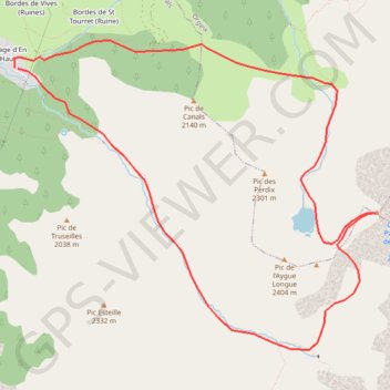 Itinéraire Pic de l'Homme, distance, dénivelé, altitude, carte, profil, trace GPS