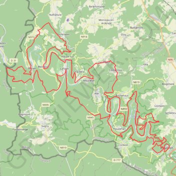 Itinéraire GRG 2022 - XCM 120, distance, dénivelé, altitude, carte, profil, trace GPS