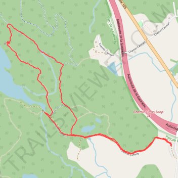 Itinéraire Trail - Carman Lake Lookout from P15, distance, dénivelé, altitude, carte, profil, trace GPS