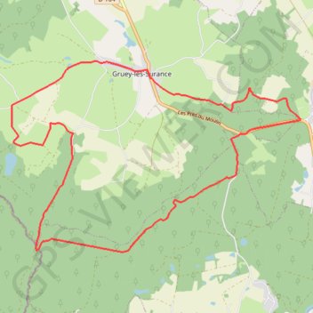 Itinéraire Chemins du Cœur des Vosges - Moscou et Jérusalem, distance, dénivelé, altitude, carte, profil, trace GPS