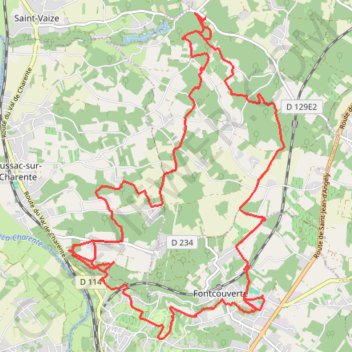 Itinéraire ONmove-500-HRM---19-10-2021, distance, dénivelé, altitude, carte, profil, trace GPS