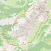 Itinéraire La Giettaz-tour de la porte des Aravis, distance, dénivelé, altitude, carte, profil, trace GPS