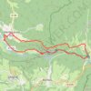Itinéraire Cascades du Hérisson, distance, dénivelé, altitude, carte, profil, trace GPS