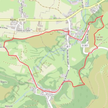Itinéraire [Itinéraire] Circuit n°17 - Lourdes - Le Cap de Buala, distance, dénivelé, altitude, carte, profil, trace GPS
