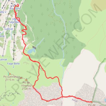 Itinéraire Pic de Saint-Barthélemy par les Monts d'Olmes, distance, dénivelé, altitude, carte, profil, trace GPS