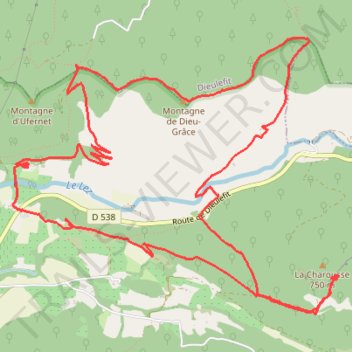 Itinéraire 2023-12-14 15:06:30, distance, dénivelé, altitude, carte, profil, trace GPS
