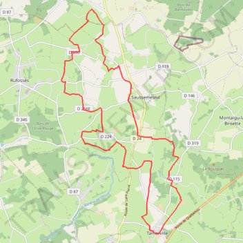 Itinéraire 0 - tam 2026 23 km vers def, distance, dénivelé, altitude, carte, profil, trace GPS