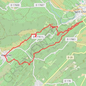 Itinéraire assignan__atlep_a_la_journee_15km_et_200md+, distance, dénivelé, altitude, carte, profil, trace GPS
