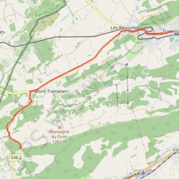 Itinéraire Col du Mont-Crosin (de Tramelan), distance, dénivelé, altitude, carte, profil, trace GPS