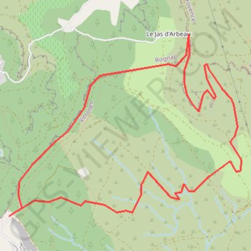 Itinéraire Arbois Salvarenque - Vitrolles, distance, dénivelé, altitude, carte, profil, trace GPS
