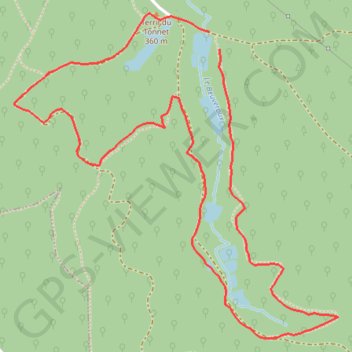 Itinéraire Les étangs du Chérimont, distance, dénivelé, altitude, carte, profil, trace GPS